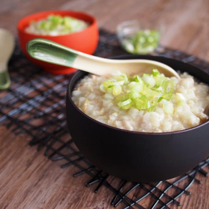 Chicken and Ginger Congee (Rice Porridge) The Worktop
