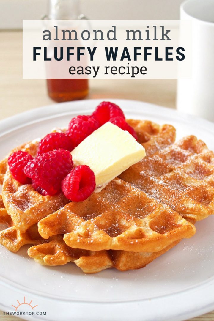 Brown Butter Almond Milk Waffles easy recipe The Worktop
