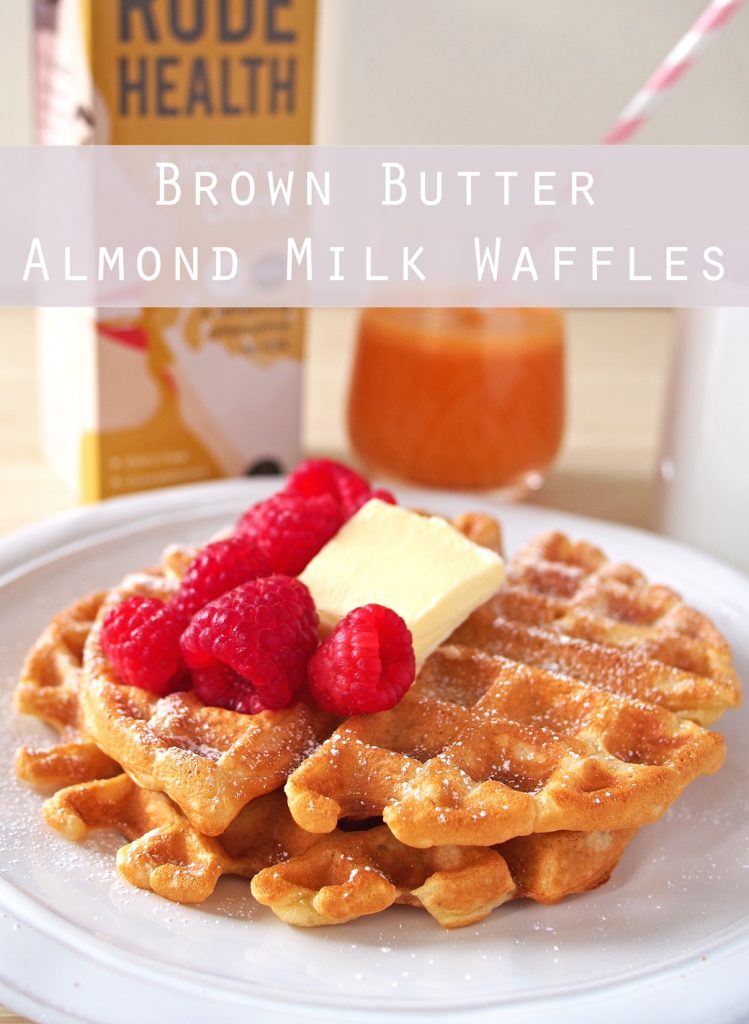 Brown Butter Almond Milk Waffles easy recipe The Worktop