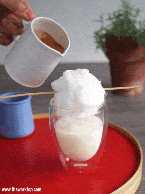 Cotton Candy Coffee Gif
