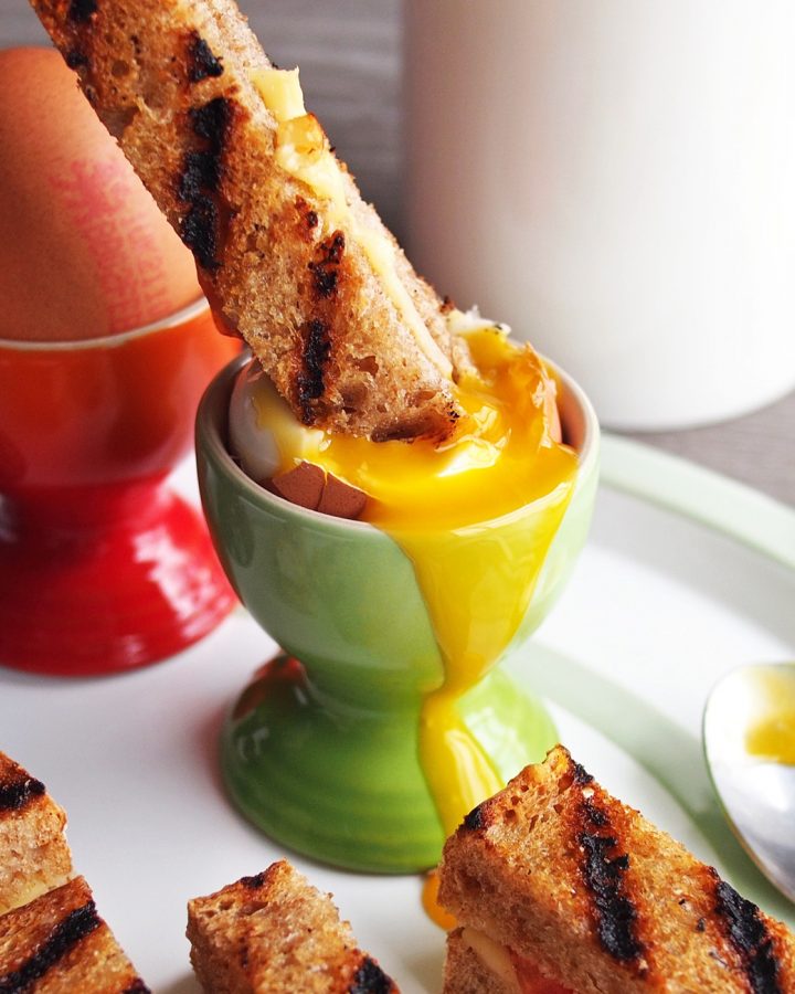 Dippy Eggs and Grilled Cheese Soldiers