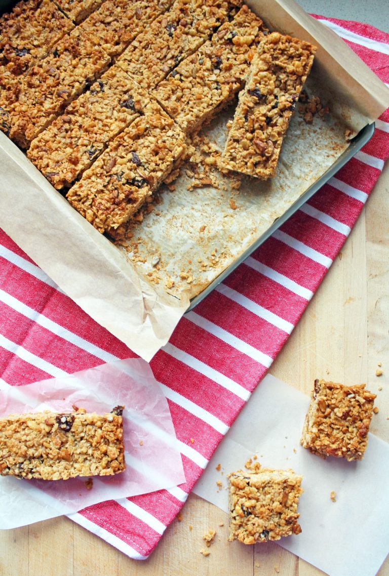 Peanut Butter Granola Bars with Honey The Worktop