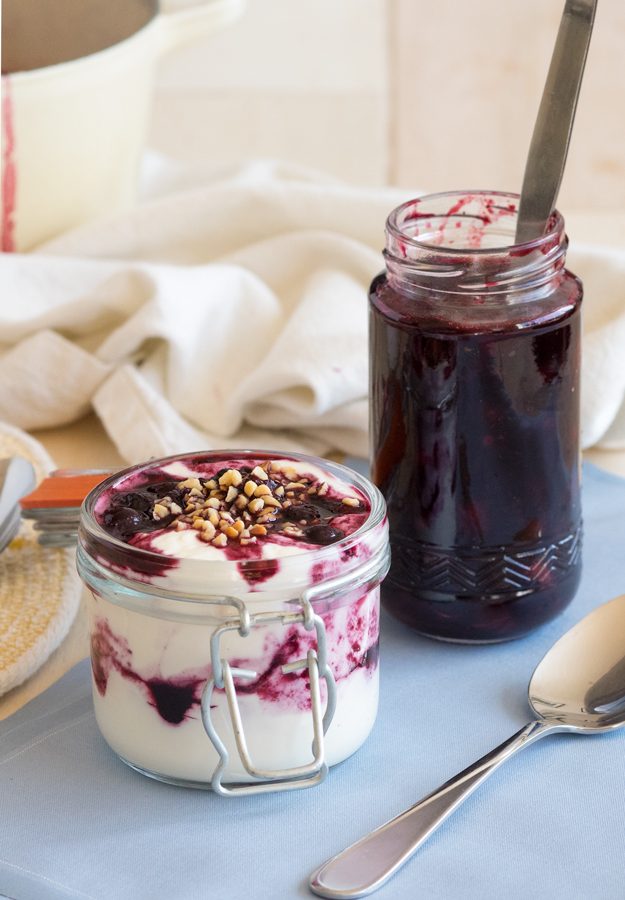 Whipped Yogurt and Berry Compote