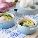 Baked Duck Eggs en Cocotte