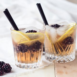 Blackberry Ginger Crush Mocktail