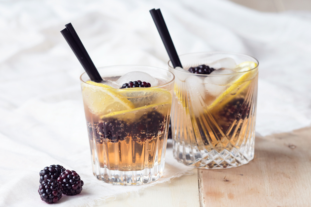 Blackberry Ginger Mocktail