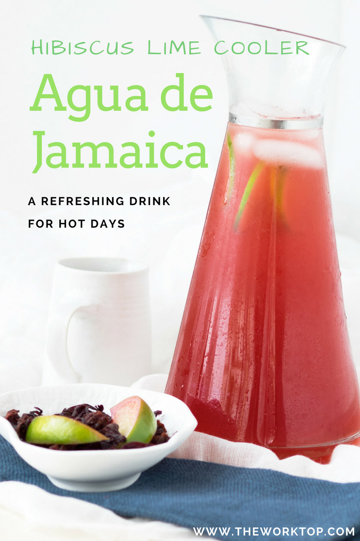 Agua de Jamaica (Hibiscus Lime Cooler) w/ Coconut Water The Worktop