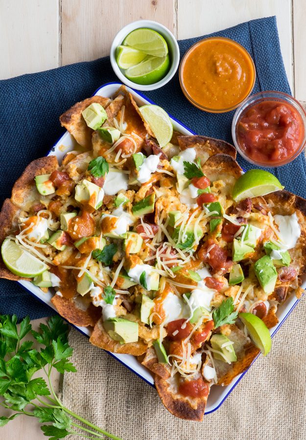 Breakfast Nachos with Chorizo and Egg for a hearty filling start to the day | The Worktop