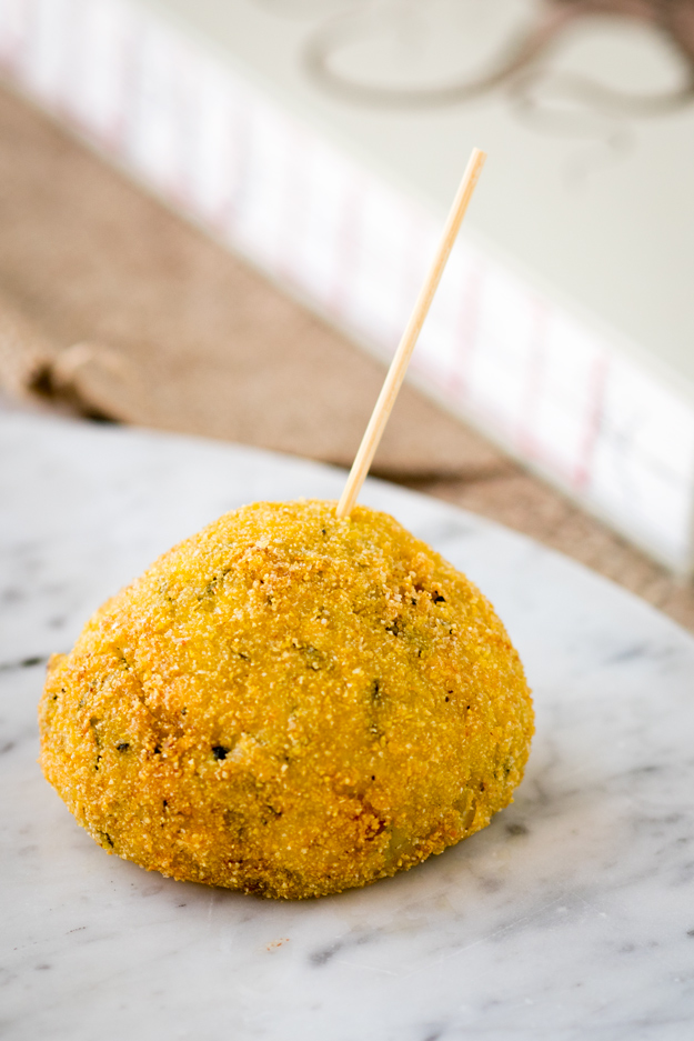 Courgette and Pancetta Arancini - recipe adapted from London's Polpo restaurant | The Worktop