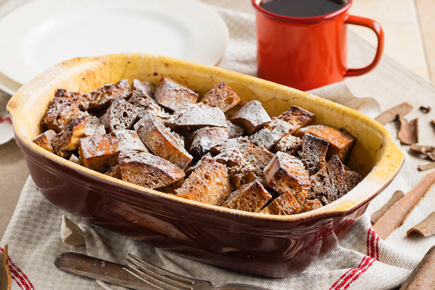 Overnight Baked Gingerbread French Toast for Christmas Breakfast - warming and comforting | The Worktop