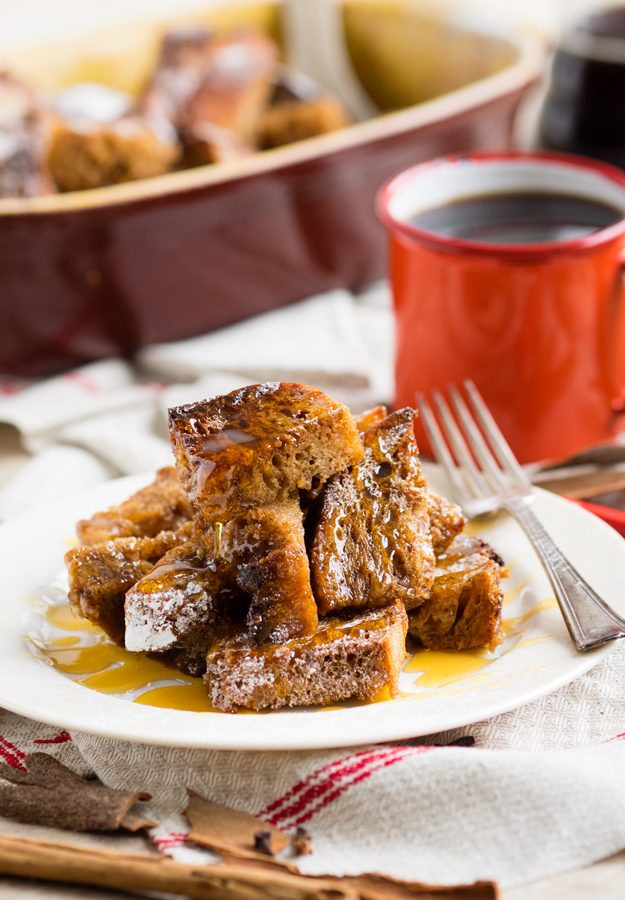 Baked Gingerbread French Toast - warming and comforting | The Worktop