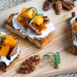Brunch Bruschetta with Sweet Potatoes and Candied Pecans | The Worktop
