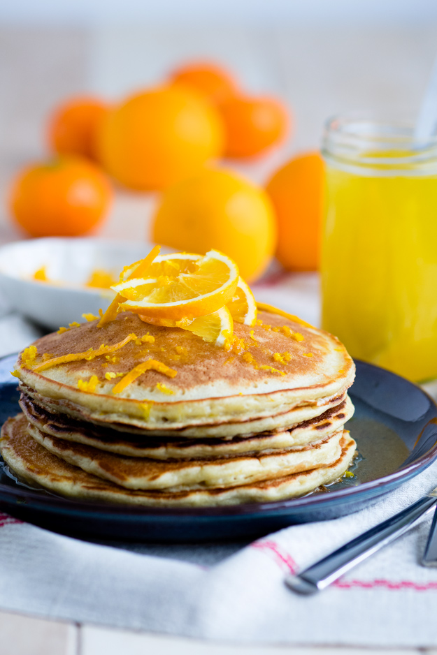 Ricotta and Orange Pancakes | The Worktop
