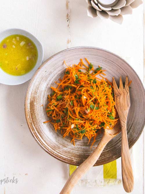 Shredded Carrot Salad | Easter Brunch Ideas