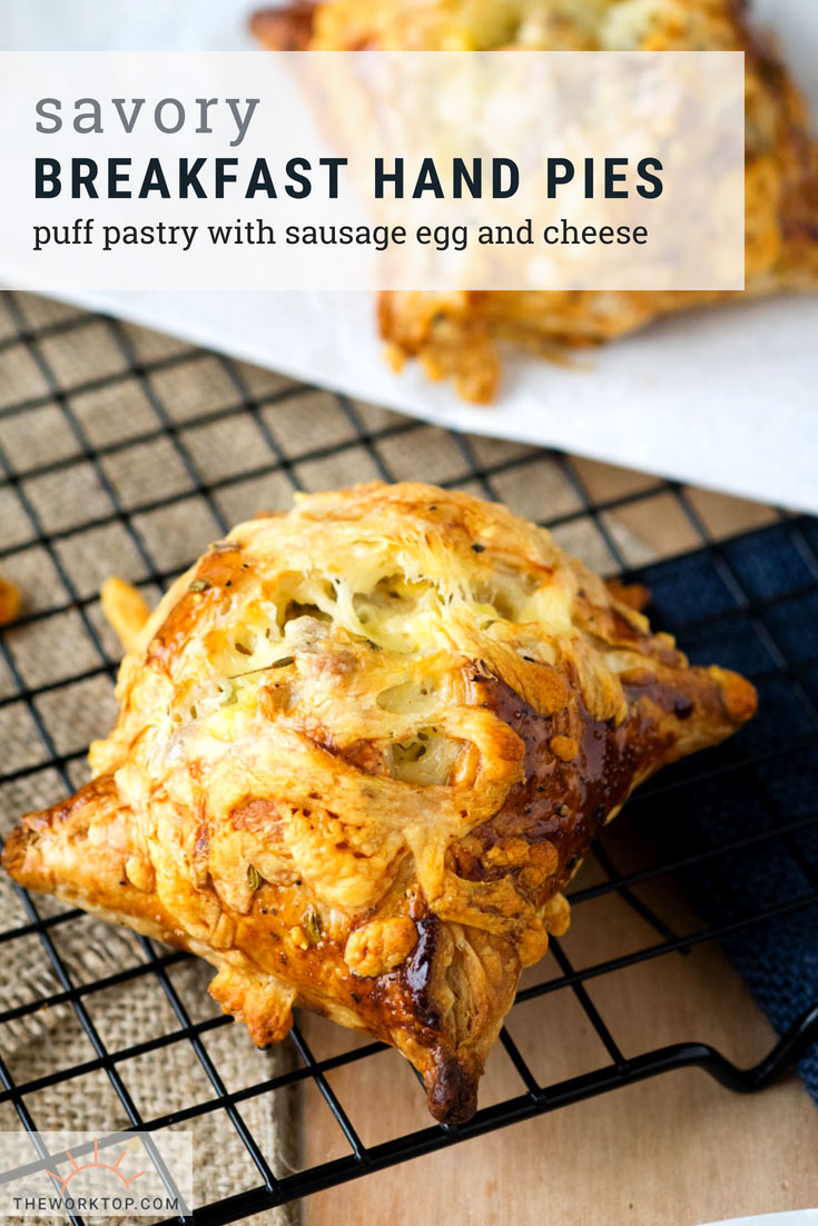 Savory Breakfast Hand Pies with Puff Pastry | The Worktop