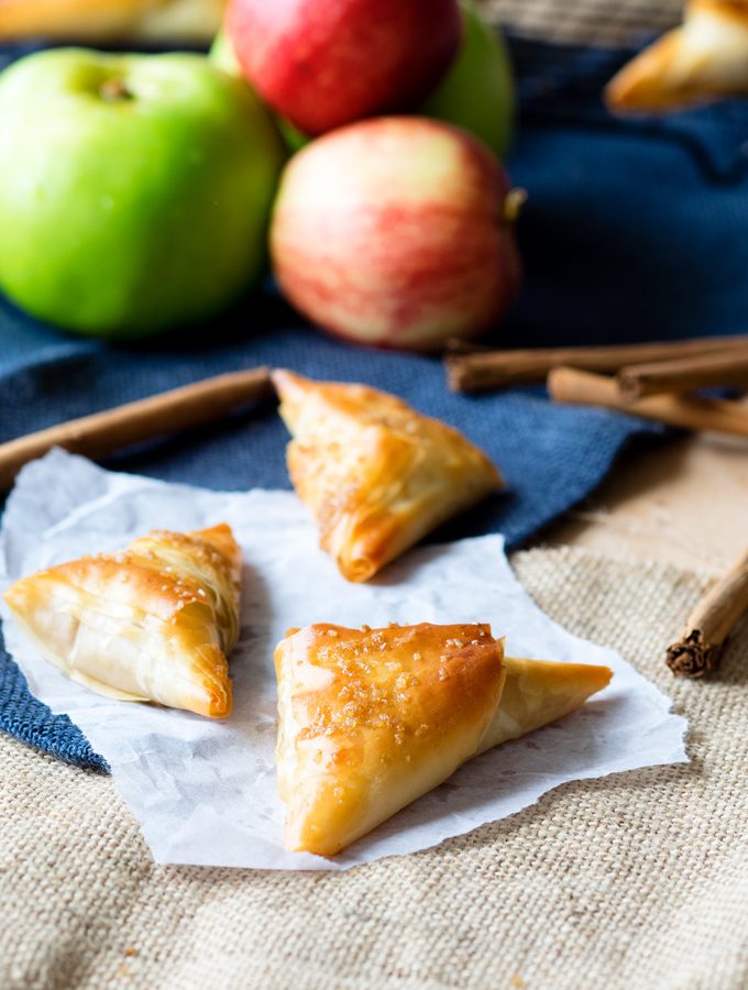 Caramel Apple Turnover with Filo Pastry | The Worktop