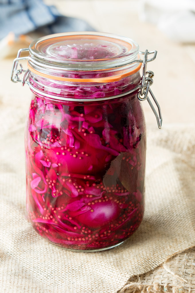 Pink Pickled Eggs | The Worktop