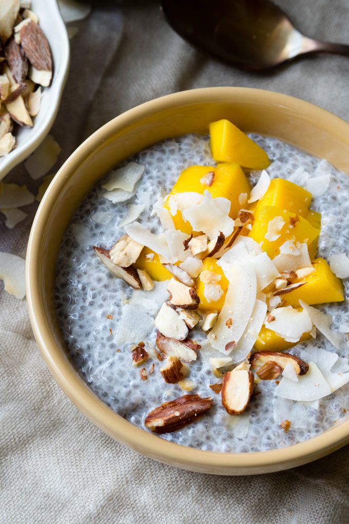 Chia Seed Pudding with Coconut Milk (Vegan, GF) The Worktop