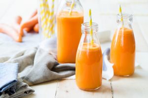 Orange Carrot Ginger Juice for Brunch