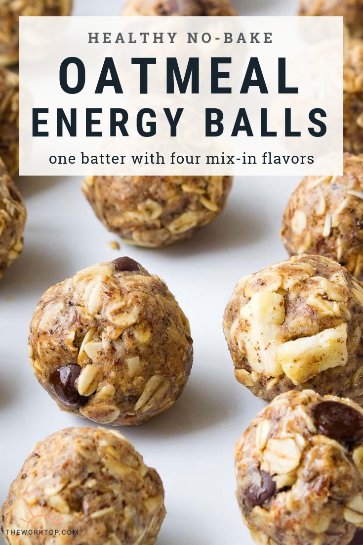 Oatmeal Energy Balls (No Cook) Four Different Flavors The Worktop