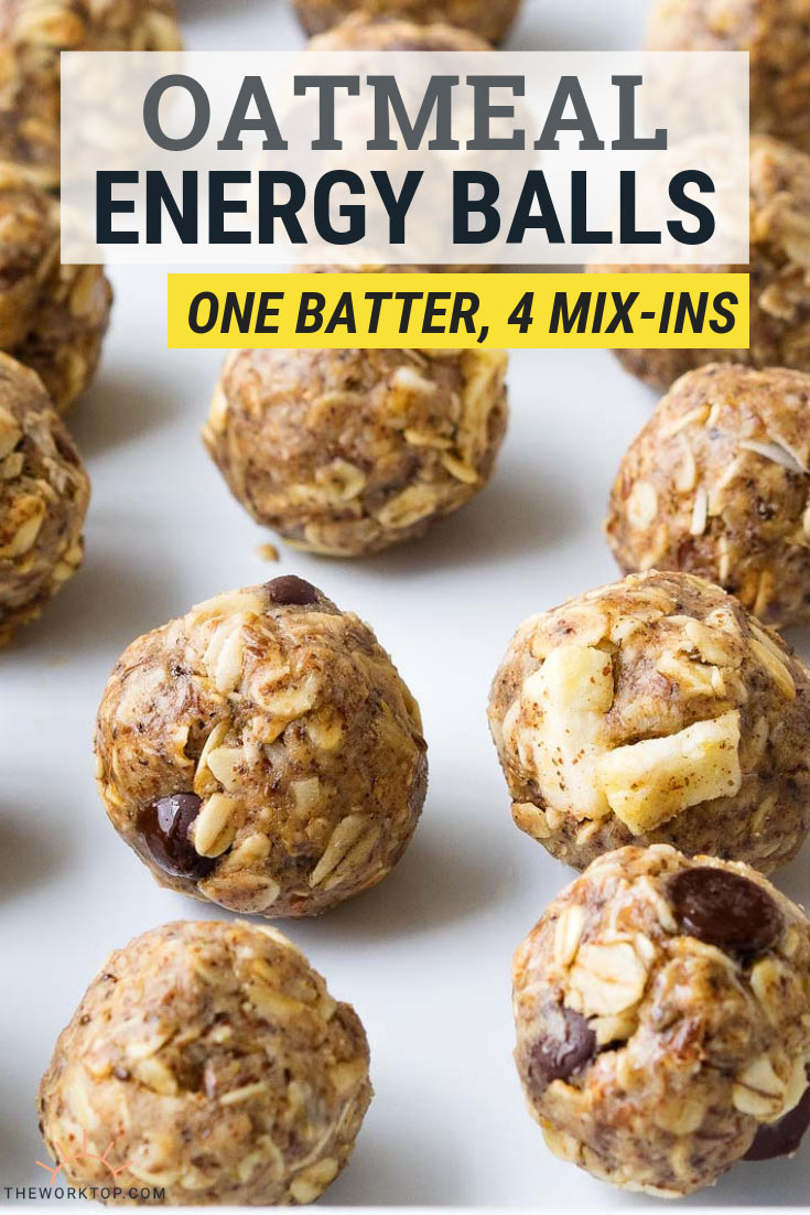 Oatmeal Energy Balls Recipe No Bake | The Worktop