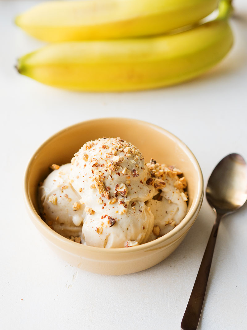 Easy Healthy Banana Ice Cream | The Worktop