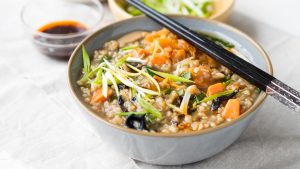 Vegetable Congee Vegan Recipe | The Worktop