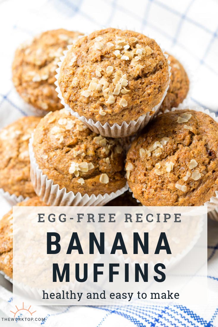 Egg Free Banana Muffins (adaptable for vegan, GF) The Worktop