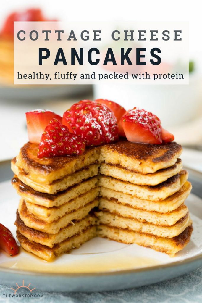 Simple Cottage Cheese Pancakes with Oats (GF) Fluffy The Worktop
