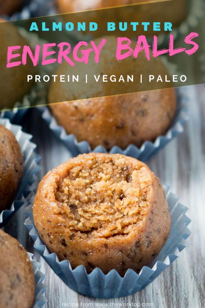 Almond Butter Energy Balls (Paleo, Protein, Vegan, GF) The Worktop