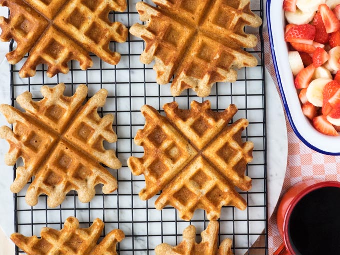 Home Made Waffles - Easy Buttermilk Waffles | The Worktop