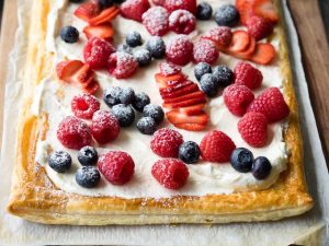 July Fourth Breakfast Idea - Red, White and Blue Breakfast Tart | The Worktop