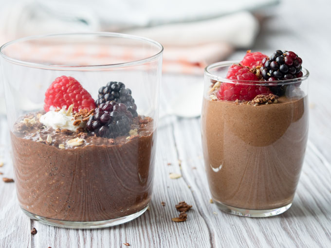 Overnight Chocolate Chia Seed Pudding | The Worktop