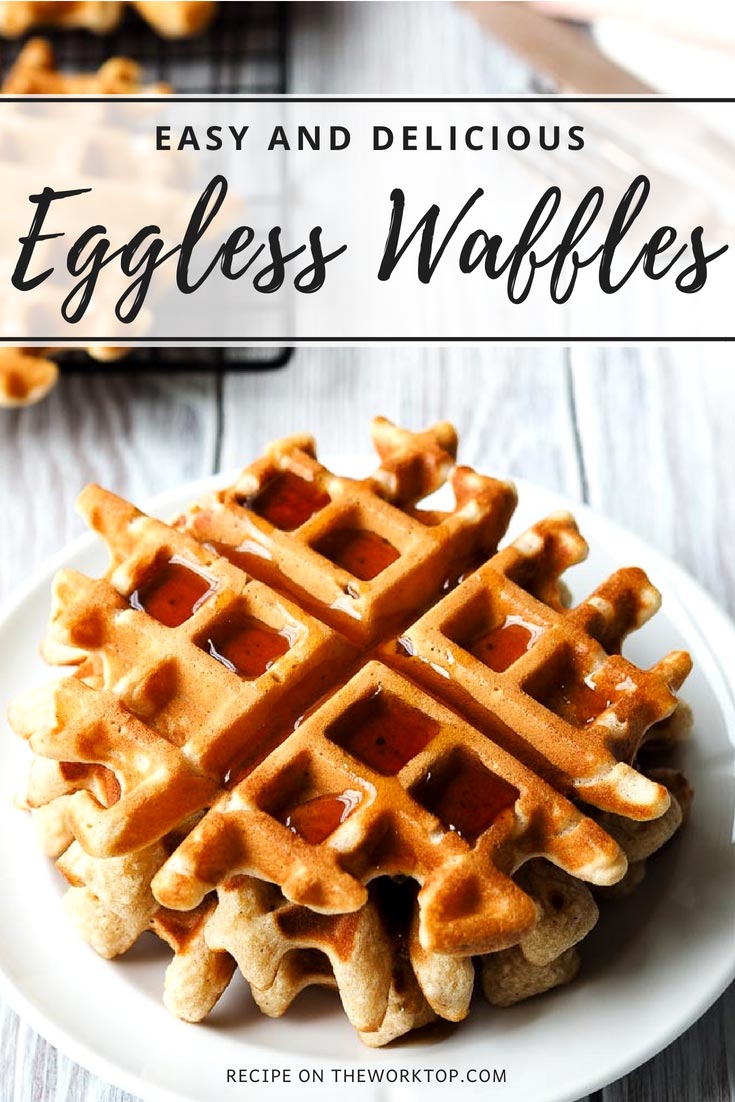 Eggless Waffles | Make Waffles without Eggs | The Worktop