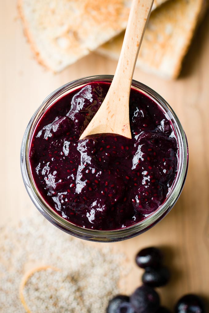 Easy Blueberry Chia Seed Jam | The Worktop