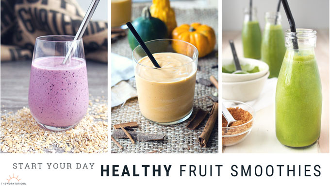 20+ Healthy Fruit Smoothie Breakfast Ideas | The Worktop
