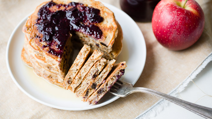 Easy Apple Pancakes Recipe - Healthy | The Worktop