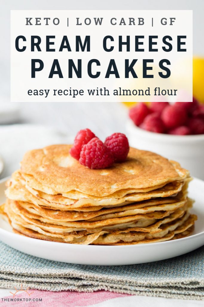 Keto Cream Cheese Pancakes with Almond Flour The Worktop