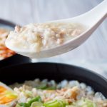 Instant Pot Congee on Spoon | The Worktop