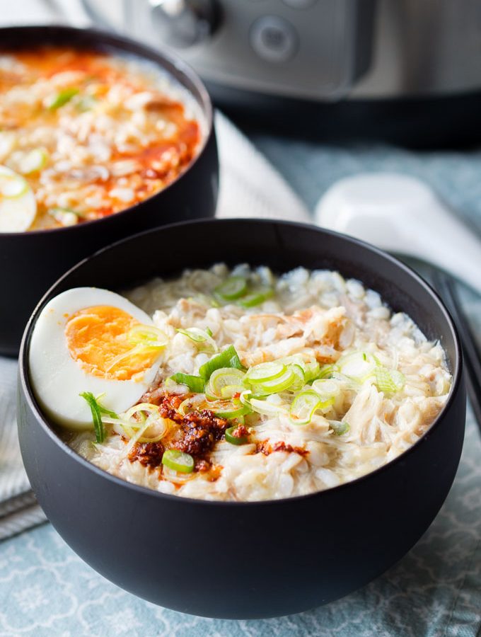 Instant Pot Congee Chicken Rice Recipe | The Worktop