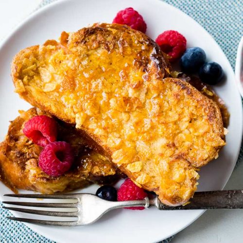 Ultimate Crispy French Toast With Corn Flakes The Worktop Ultimate Crispy French Toast With Corn Flakes The Worktop