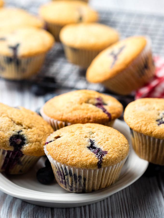 Vegan Blueberry Muffins | The Worktop