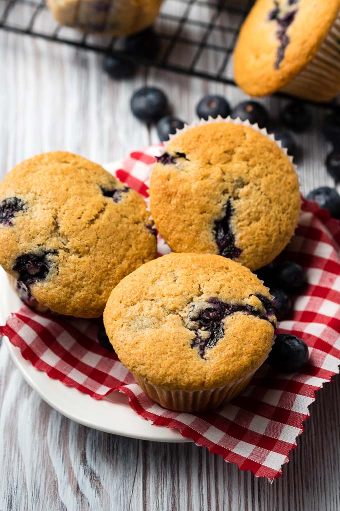 Vegan Blueberry Muffins Healthy | The Worktop