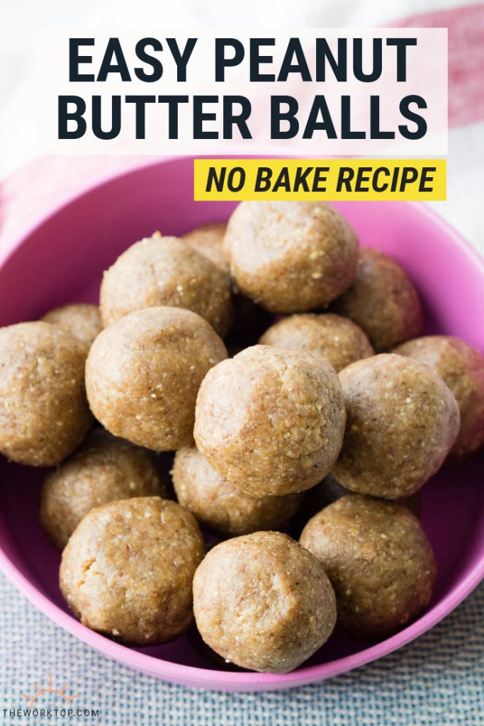 Easy Peanut Butter Balls No Bake Recipe (Vegan, GF) The Worktop