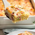 Breakfast Casserole with Ham, Egg, Cheese and Tater Tots | The Worktop