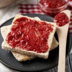 Strawberry Chia Jam Recipe - served on toast | The Worktop