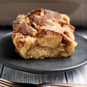 Challah French Toast Casserole Recipe - Close up to show custard texture | The Worktop