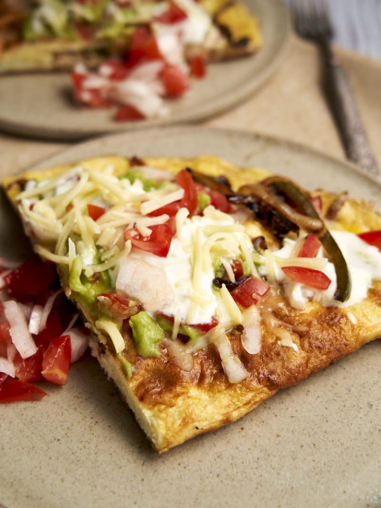 Chicken Fajita Omelette Easy Breakfast The Worktop