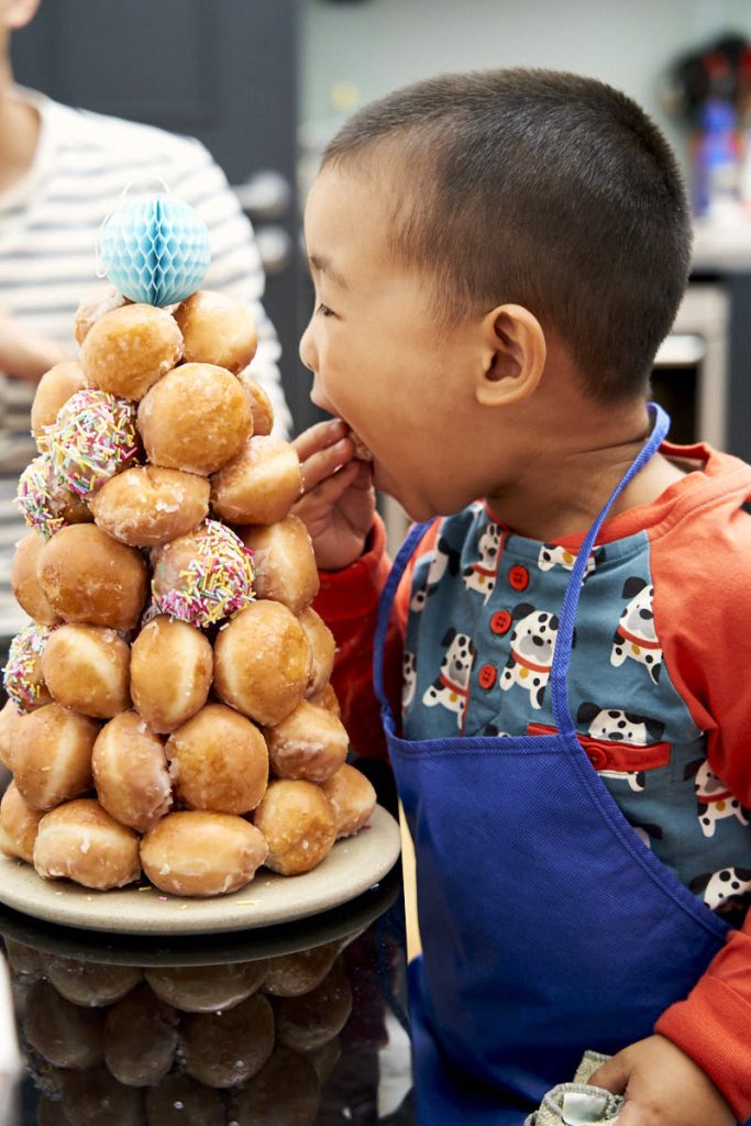 Donut Tree How to Make a Donut Cake Tower The Worktop