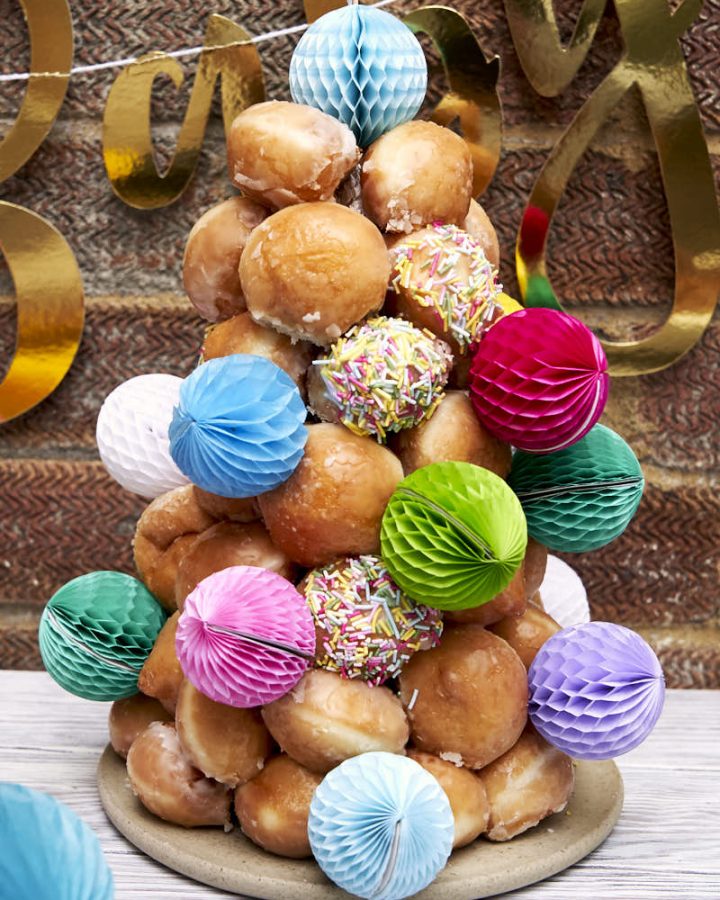 Donut tree - how to make a donut cake tower | The Worktop